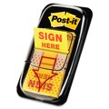 Post-It FLAG, 50FL/DSP, 12DSP/BX, YL PK MMM680SH12